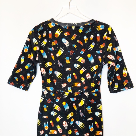 Love Moschino Rocketship Shooting Star Space Dress - Picture 13 of 16